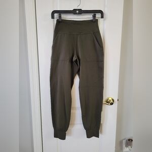 Lululemon Align Jogger Pants Full Length Dark Olive Size 4 Nulu